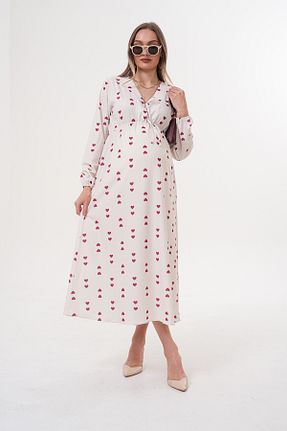 لباس بارداری زرشکی زنانه بافتنی Miss Dünya Lissa - کد 927791257