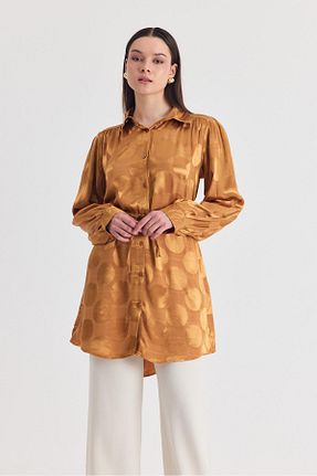 تونیک قهوه ای زنانه بافتنی Rays - کد 927787558