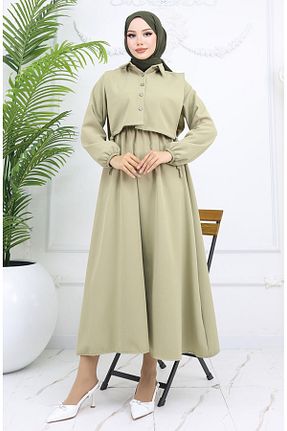 لباس حجاب سبز Relaxed sefamerve - کد 927798248