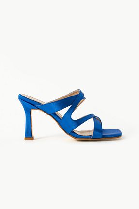 دمپائی آبی زنانه پاشنه نازک Gökçe Shoes - کد 927793219