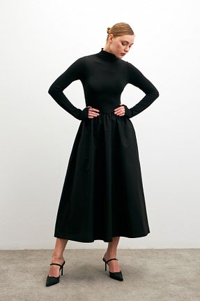 لباس مشکی زنانه بافتنی Bipantolon - کد 927807084
