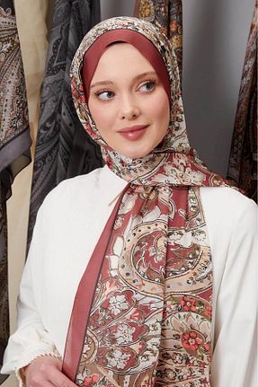 شال زرشکی زنانه Levidor - کد 927809990