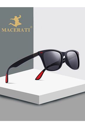 عینک آفتابی قرمز زنانه UV400 MACERATİ - کد 467455286