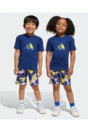 تیشرت اسپرت آبی بچه گانه رگولار adidas - کد 927822664