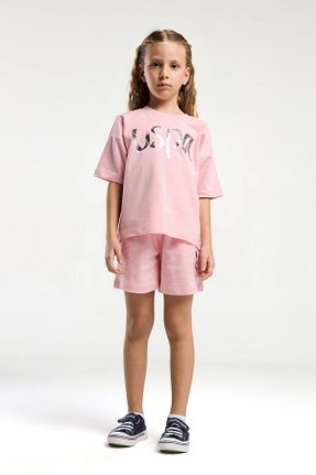 ست بالاتنه و پائین تنه صورتی بچه گانه بافتنی U.S. Polo Assn. - کد 927822589