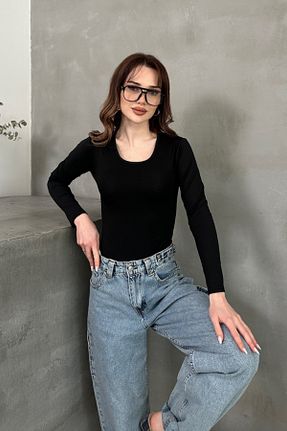 بلوز مشکی زنانه ساده msm fashion - کد 927824644
