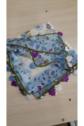 روسری رنگی پلی استر Papatyam - کد 927836917