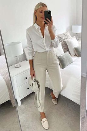 شلوار نباتی زنانه پارچه Madmext - کد 924218711