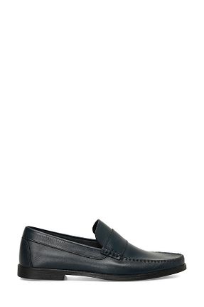 کفش کژوال سرمه ای مردانه چرم خالص İnci - کد 830508744