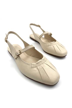 بابت بژ زنانه چرم خالص Lizizu - کد 927846999