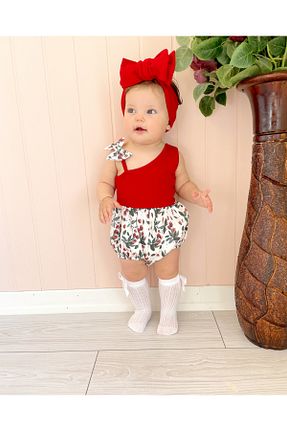 سرهمی قرمز بچه گانه تک آستین Jammybaby - کد 927844914