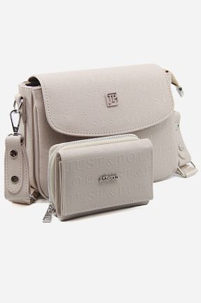 کیف دوشی نباتی زنانه چرم مصنوعی Just Polo - کد 927639102