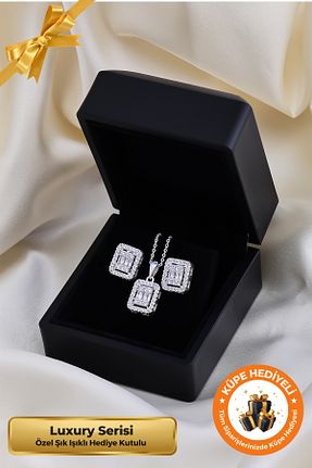 ست نقره زنانه زیرکن Lucente Jewellery - کد 903671056