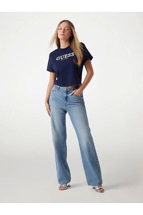 تیشرت سرمه ای زنانه رگولار Guess - کد 926330507