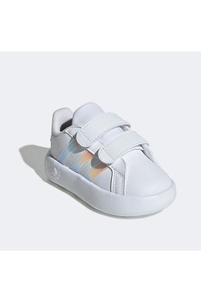 کفش اسنیکر سفید بچه گانه بند دار adidas - کد 798422992