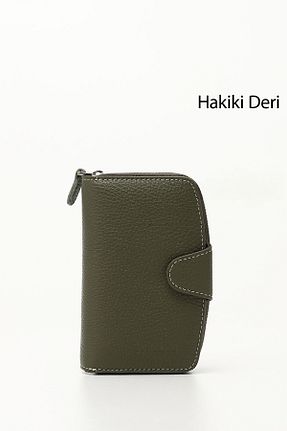 کیف پول سبز زنانه سایز متوسط GÖNDERİ(R) - کد 810797798
