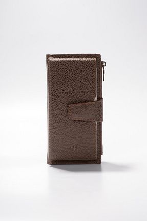 کیف پول قهوه ای زنانه سایز متوسط Getto Deri - کد 849761248