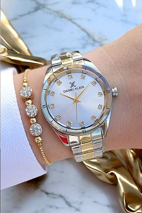 ساعت مچی طلائی زنانه 31-35 میلی متر Daniel Klein - کد 392922373