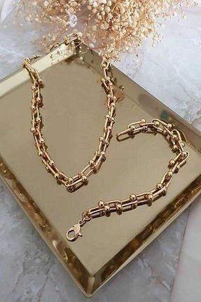 گردنبند استیل ( فولاد ) زرد استیل (فولاد) Çelik - کد 927869800