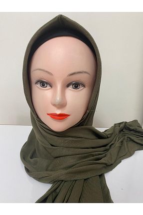 شال خاکی زنانه پنبه ای Şehr i sultan - کد 927865445