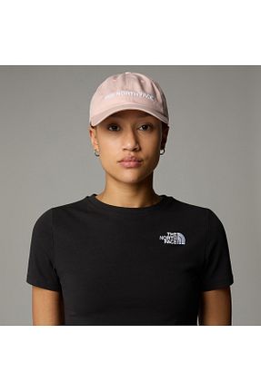 کلاه صورتی زنانه پنبه ای The North Face - کد 927904493