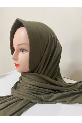 شال خاکی زنانه پنبه ای Şehr i sultan - کد 927865445