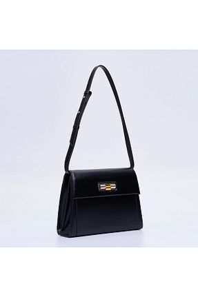 کیف دوشی مشکی زنانه چرم مصنوعی Matmazel - کد 839606505
