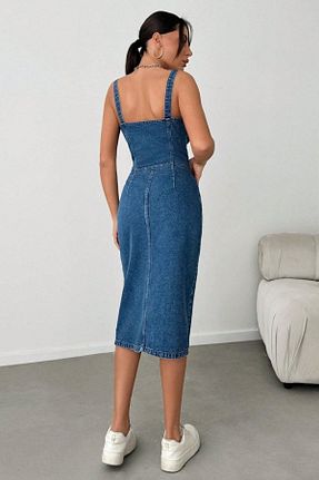 لباس آبی زنانه جین Polo State - کد 927892377