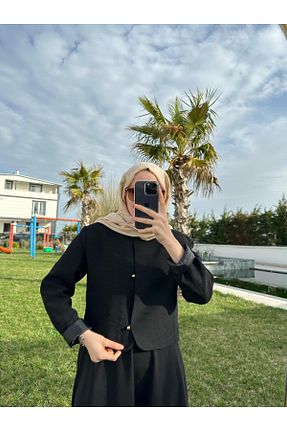 ست بالاتنه و پائین تنه مشکی زنانه بافتنی EMPERİA - کد 928042178