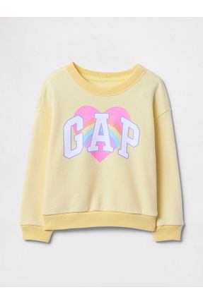 سوئیشرت زرد بچه گانه چاپی GAP - کد 927893340