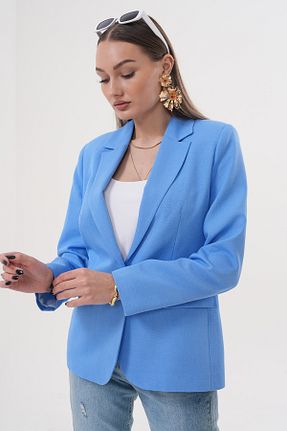 کت بلیزر آبی زنانه بافتنی nisya - کد 927890261