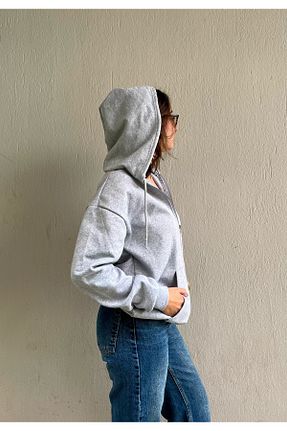 کت طوسی زنانه اورسایز WNWGKN - کد 653185627