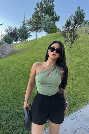 بلوز سبز زنانه ساده Sorridi - کد 927903583