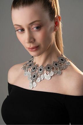 گردنبند جواهر زنانه سنگ طبیعی ZeyDor Accessories - کد 927922569
