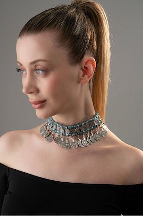 گردنبند جواهر زنانه سنگ طبیعی ZeyDor Accessories - کد 927922486