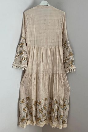 لباس بژ زنانه بافتنی AYASOFYA OTANTIK - کد 927923868