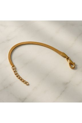 دستبند استیل (فولاد) زرد زنانه استیل ضد زنگ shop - کد 927925925