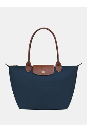 کیف دوشی سرمه ای زنانه پارچه ای timelessbag - کد 927927711