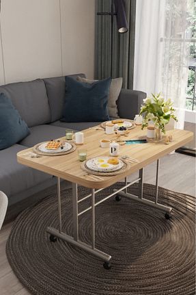 میز جلو مبلی قهوه ای فلزی Avenza living - کد 900783195