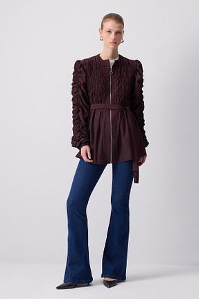 کت حجاب بنفش زنانه رگولار Touche Prive - کد 927929373