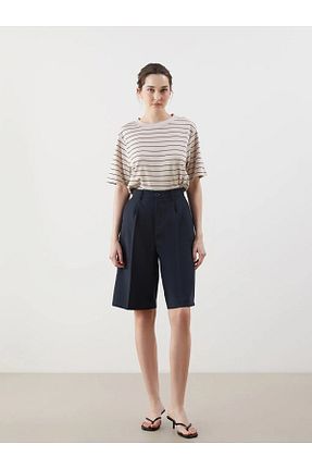 تیشرت نباتی زنانه اورسایز LC Waikiki - کد 927933422