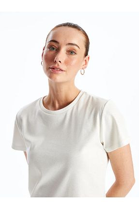 تیشرت نباتی زنانه Relaxed LC Waikiki - کد 927933520