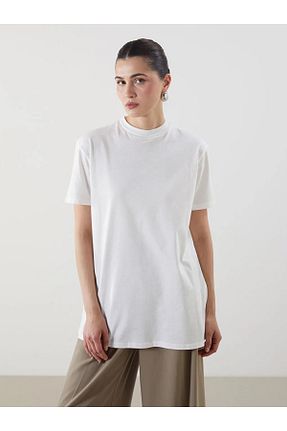 تیشرت نباتی زنانه Relaxed LC Waikiki - کد 927934339