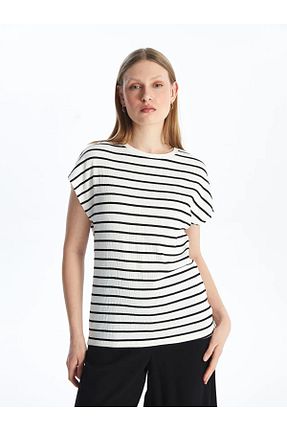 تیشرت مشکی زنانه Relaxed LC Waikiki - کد 927933750