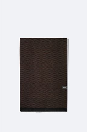 شال قهوه ای مردانه پلی استر Avva - کد 883371203