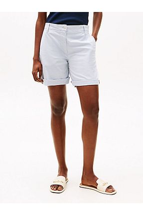 شلوارک و برمودا آبی زنانه Relaxed Tommy Hilfiger - کد 927940334