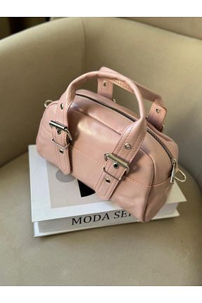 کیف دوشی صورتی زنانه چرم مصنوعی Moda Sekiz - کد 927940713
