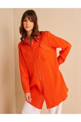تونیک حجاب قرمز زنانه بافتنی Kayra - کد 927940684