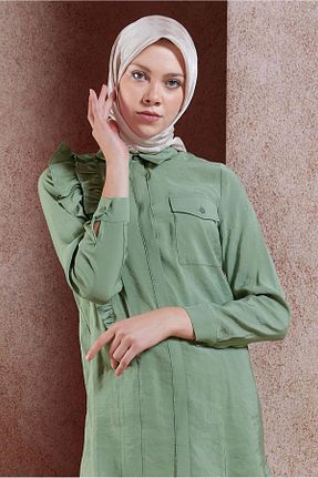 روسری بژ پلی استر Alvina - کد 853667563