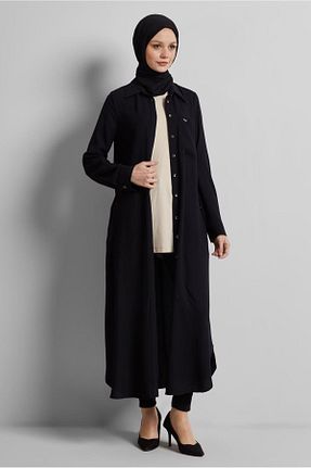 تونیک حجاب مشکی زنانه مخلوط ویسکون Alvina - کد 927944238